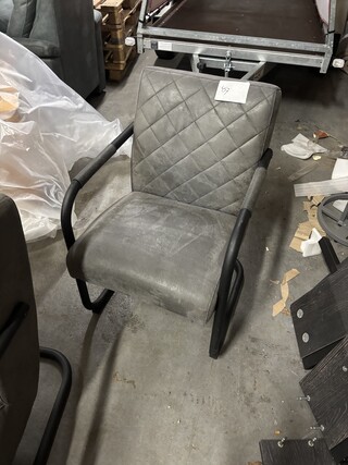 4x 3 fauteuils + 1 eetkamerstoel antraciet